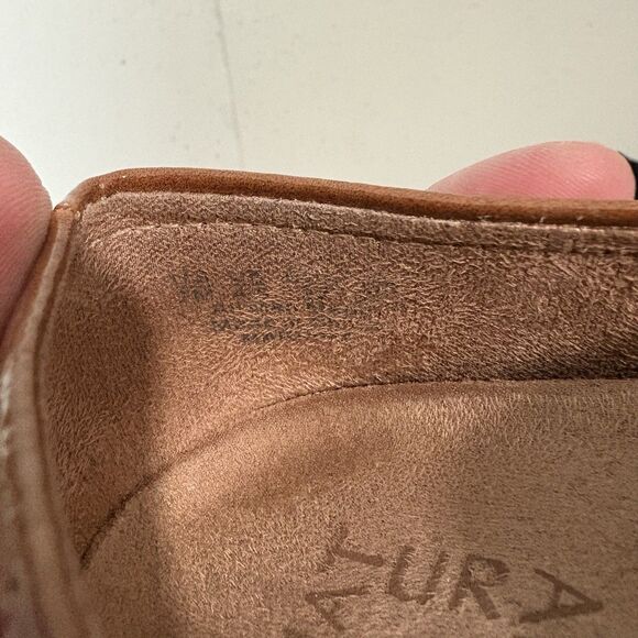 Naturalizer Tan Patent Leather Loafers - Picture 9 of 10